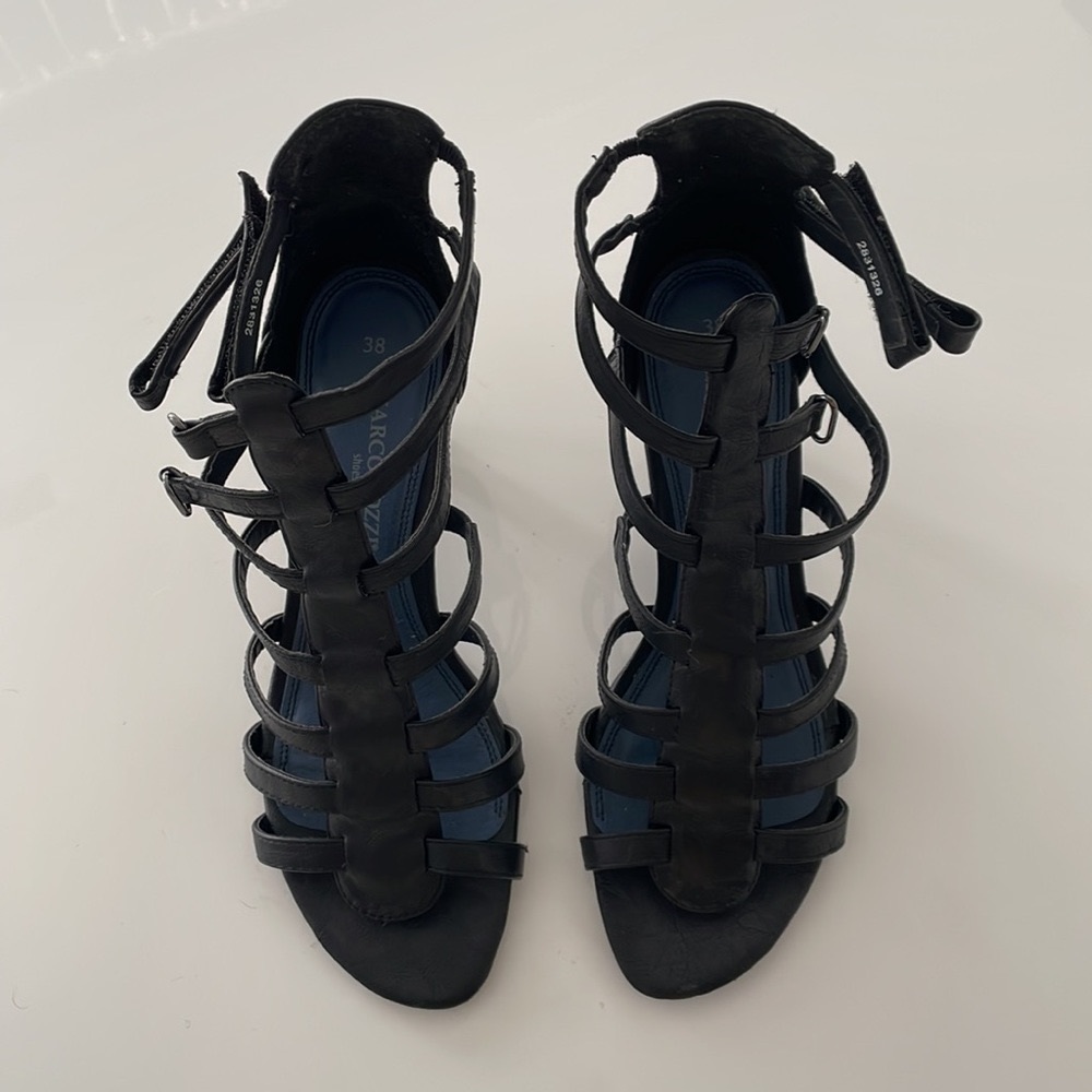 Marco Tozzi, high heels, leather, 38 (EU)